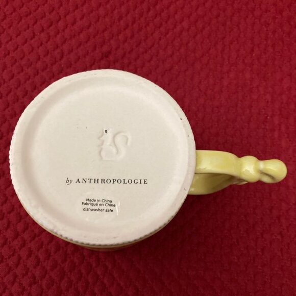 ANTHROPOLOGIE Explorer Mug W/ Squirrel On Handle - Picture 4 of 6